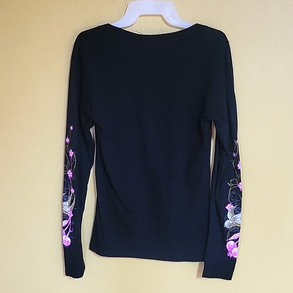 Hot leathers ride free long sleeve t-shirt - Picture 4 of 4